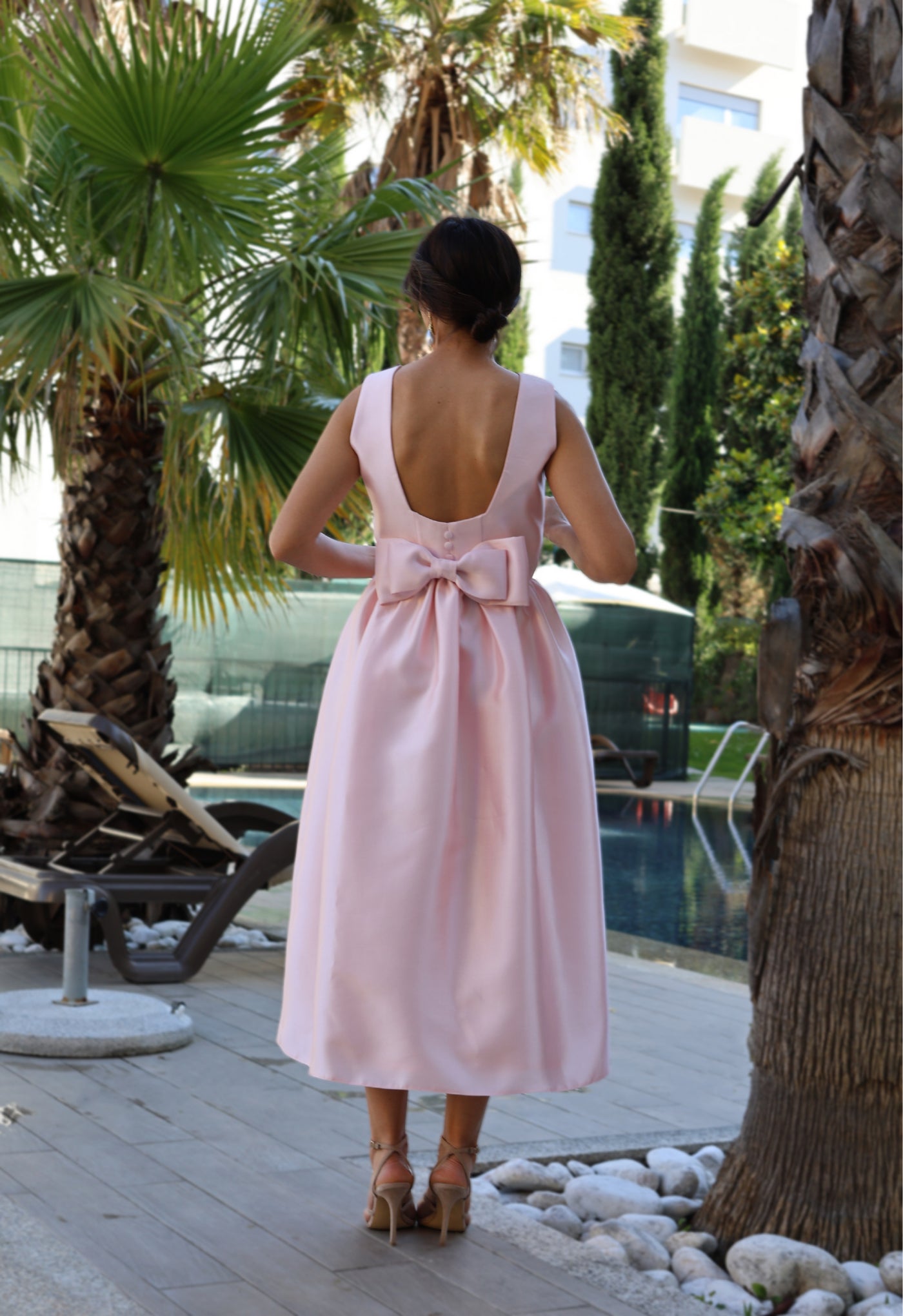 Vestido rosa Carolina