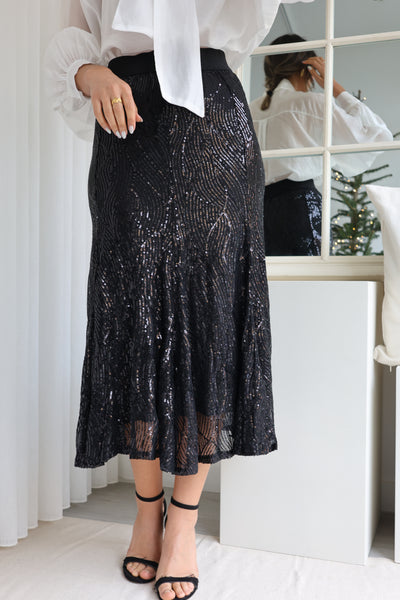 Taylor sequin skirt