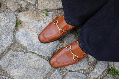 Marie camel moccasin