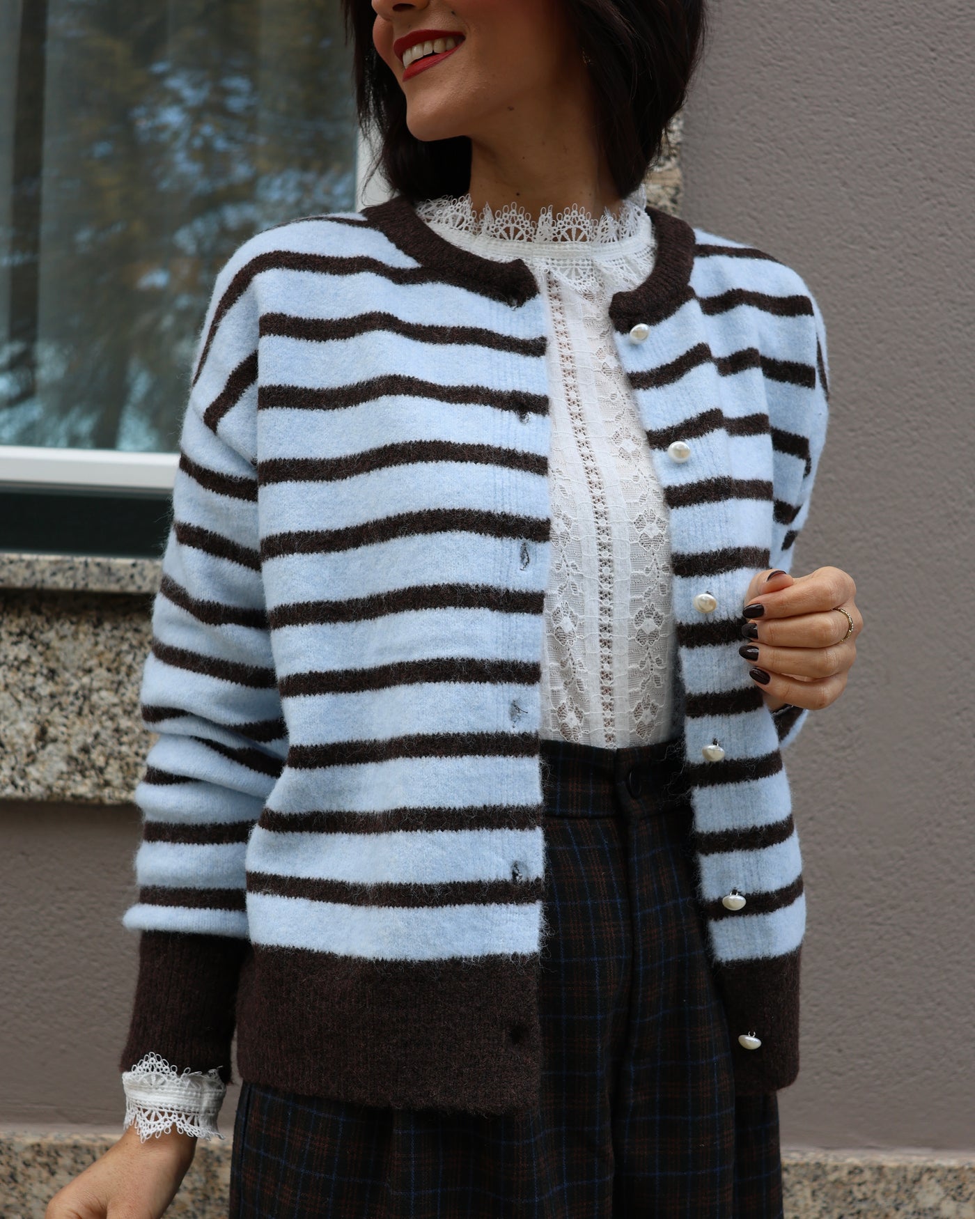 Casaco listas Hannie