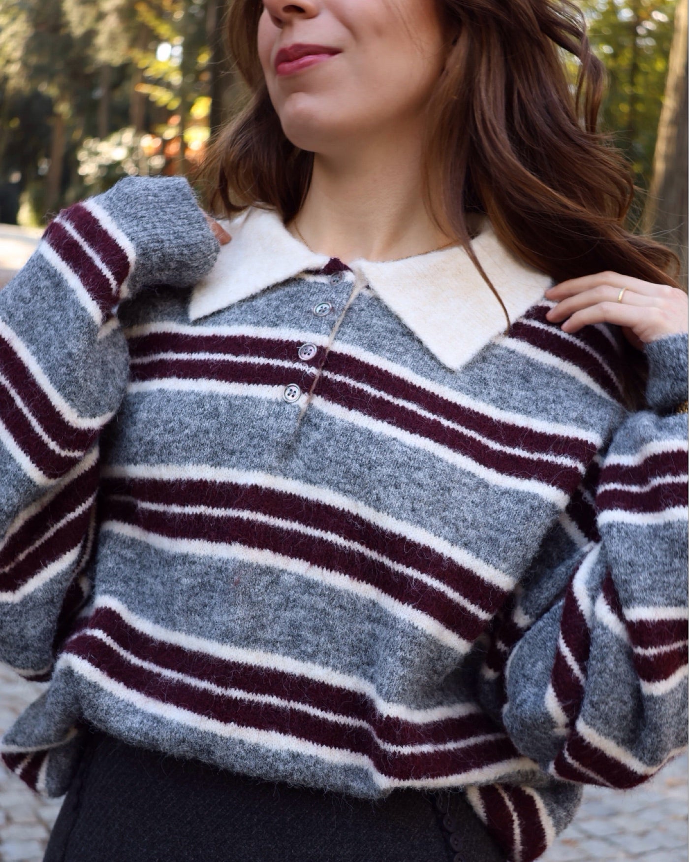 Camisola listas Inês