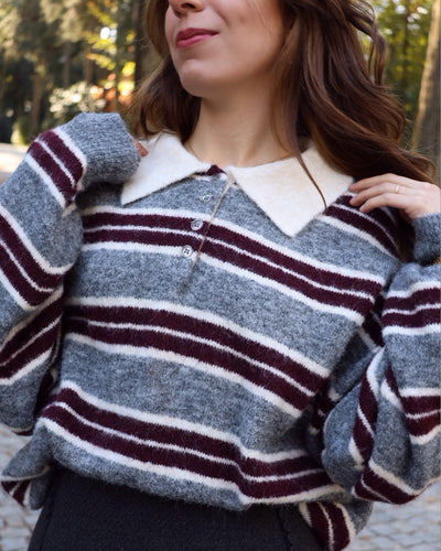 Camisola listas Inês