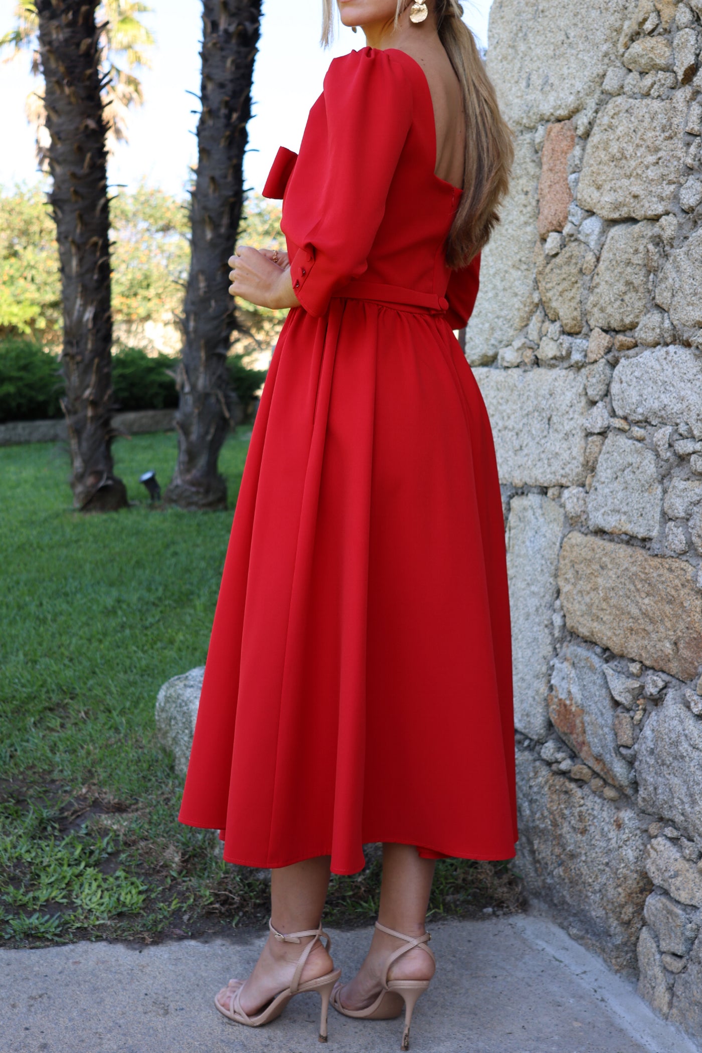 vestido rojo marieta