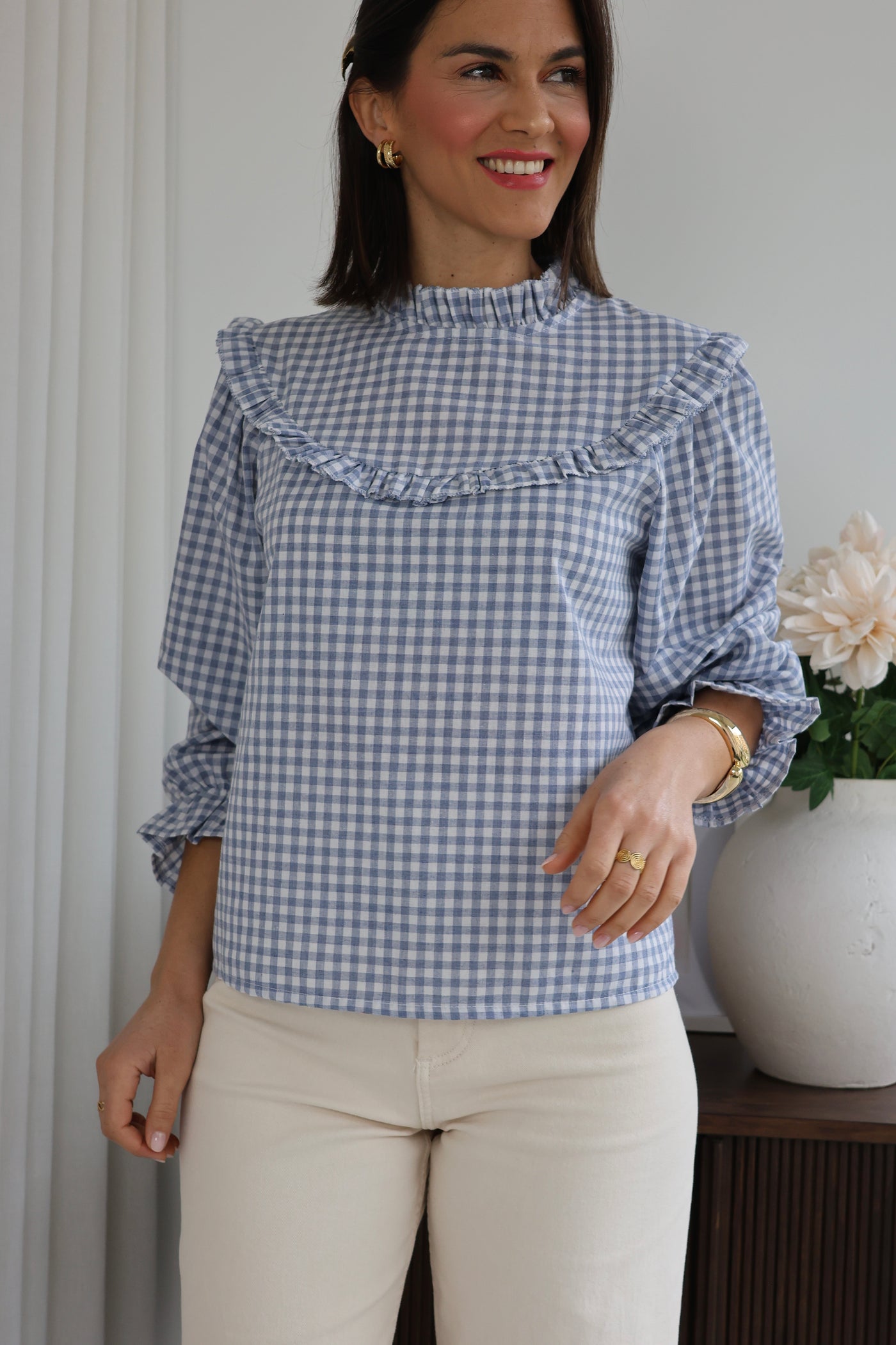 Annie gingham shirt