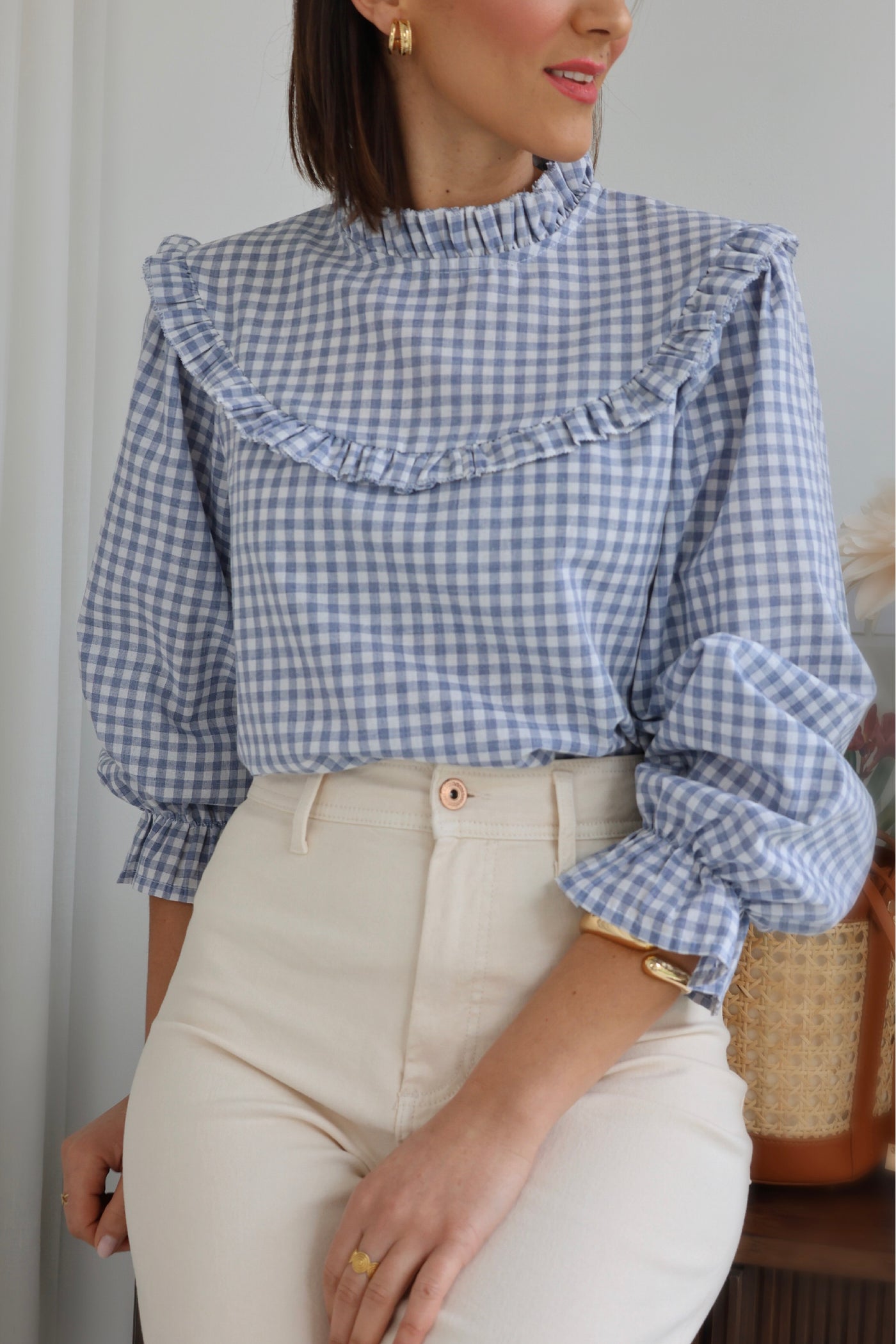 Annie gingham shirt