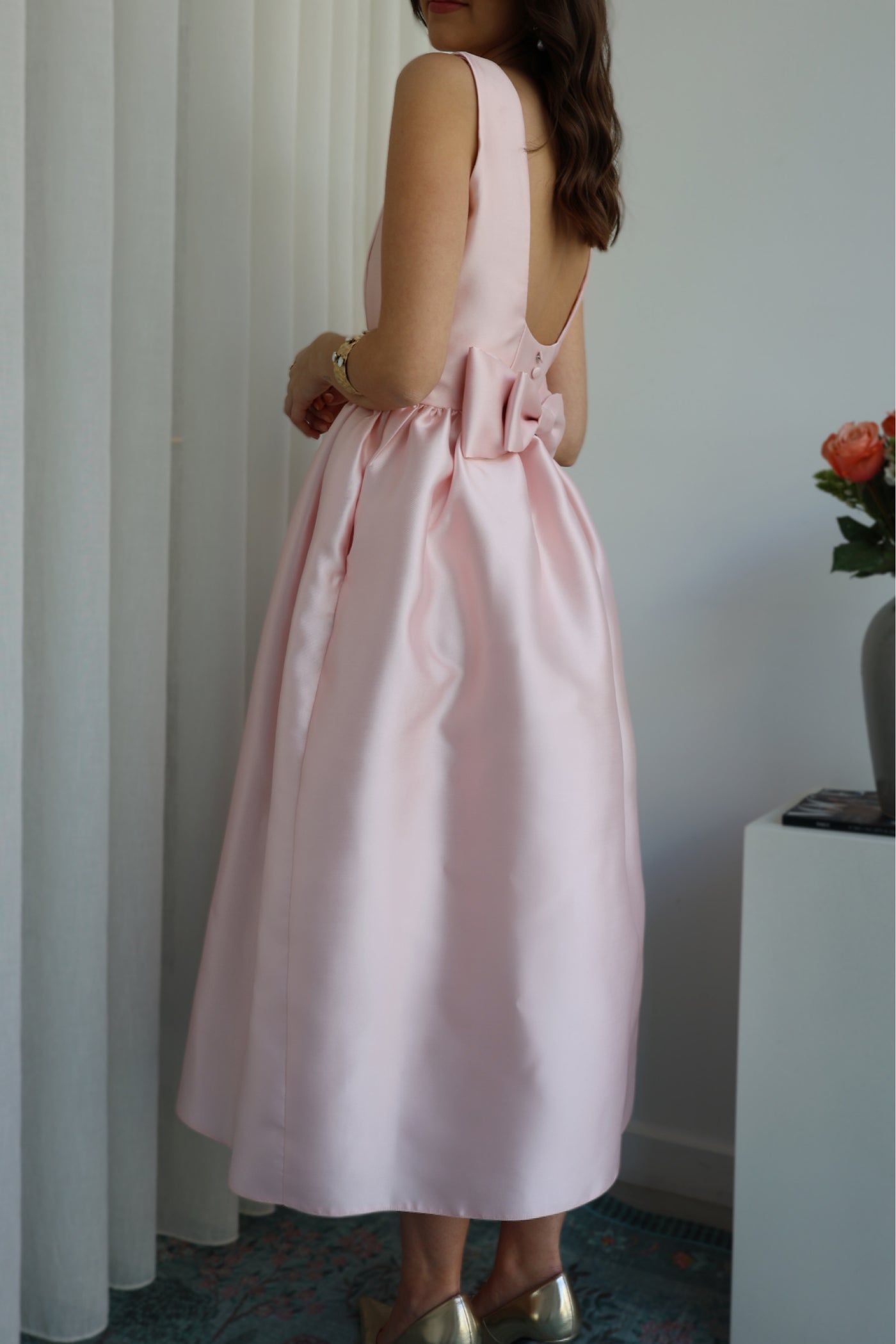 Vestido rosa Carolina