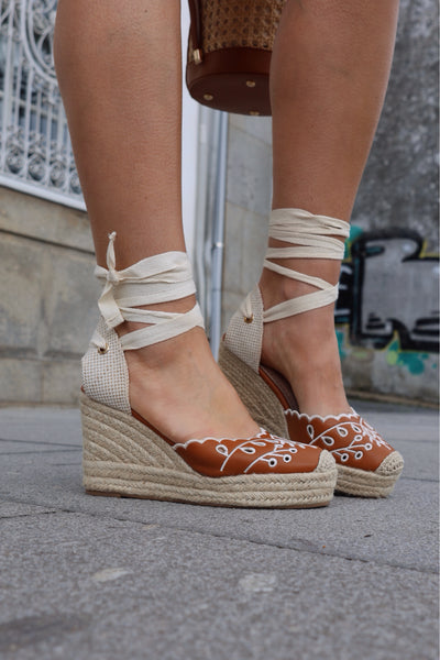 Ibiza wedge espadrilles