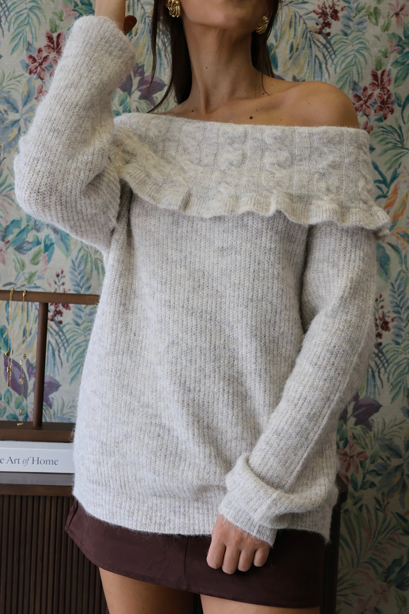 Camisa beige Beatriz