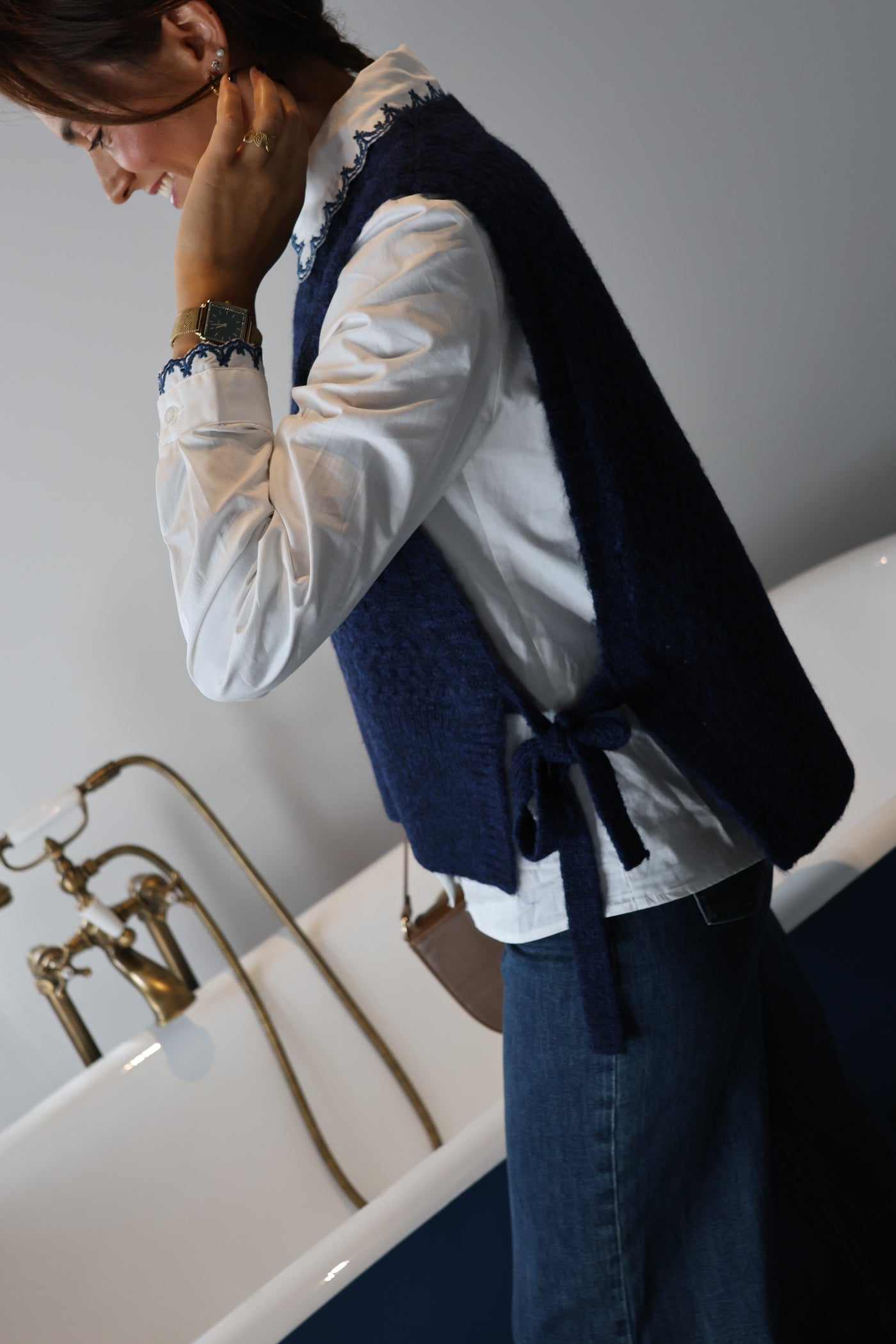 Aline knit vest