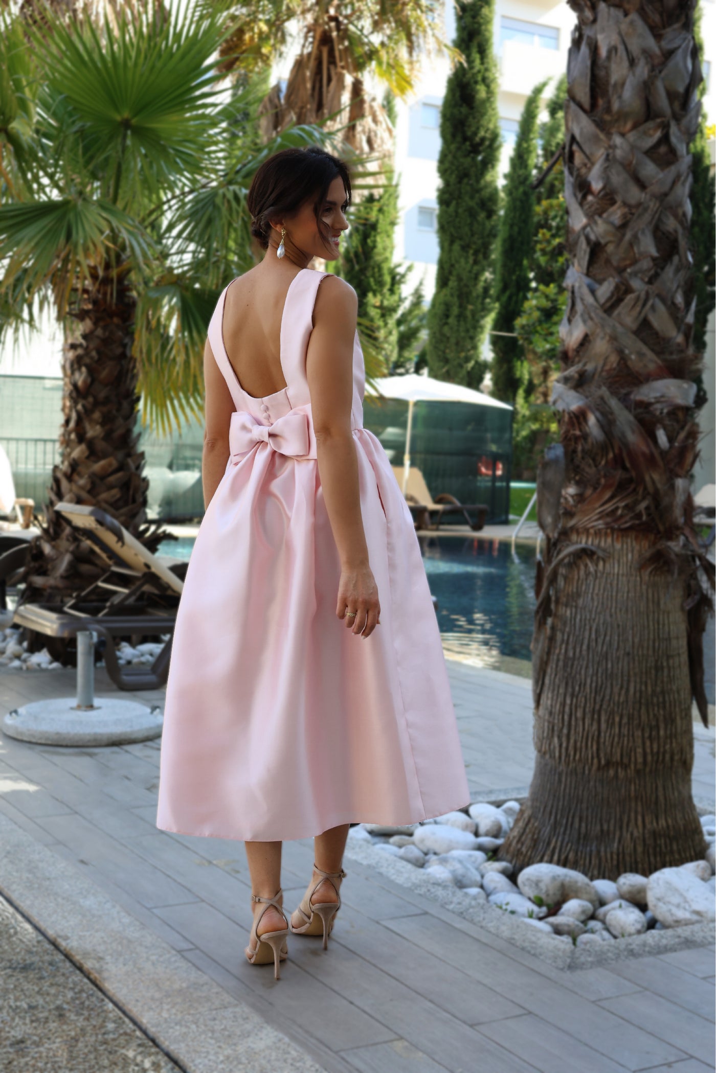Vestido rosa Carolina
