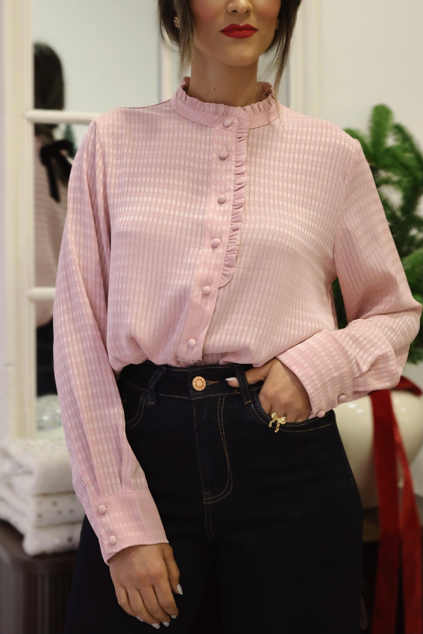 Camisa rosa Isabell