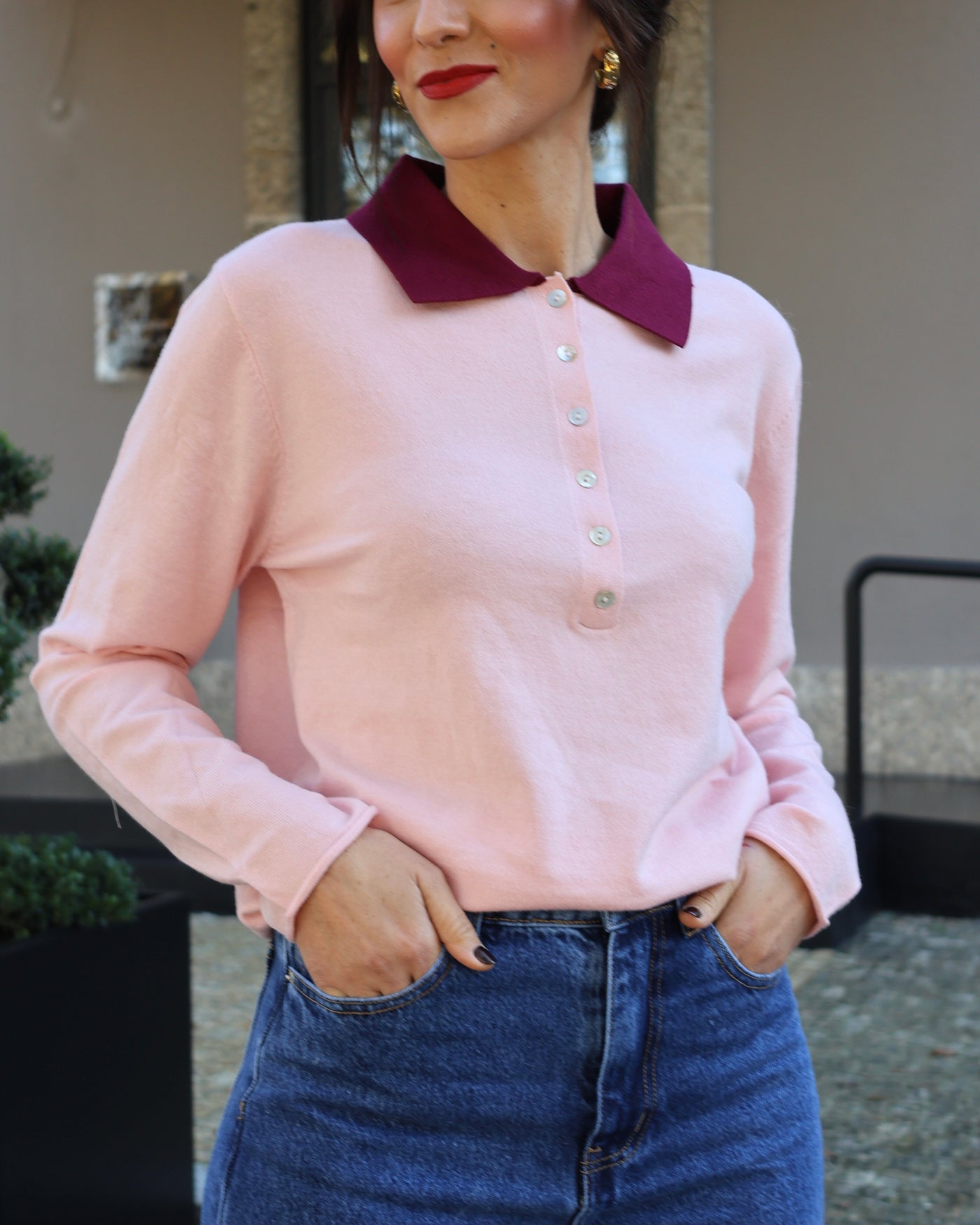 Camisola rosa Wendy