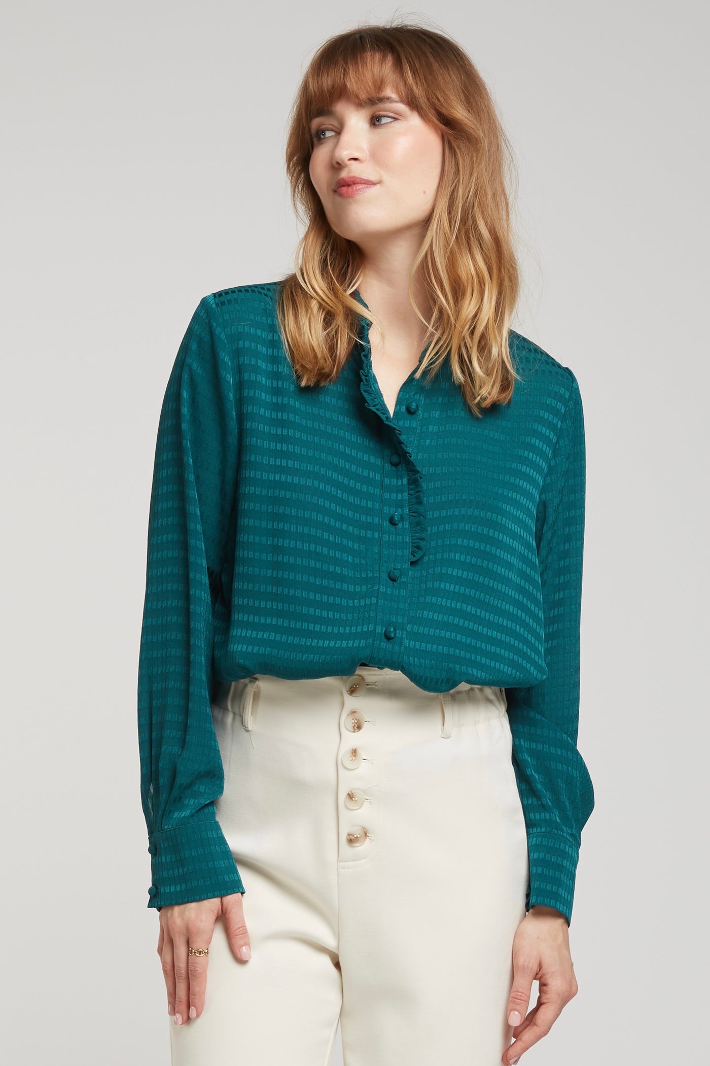 Camisa verde Isabell