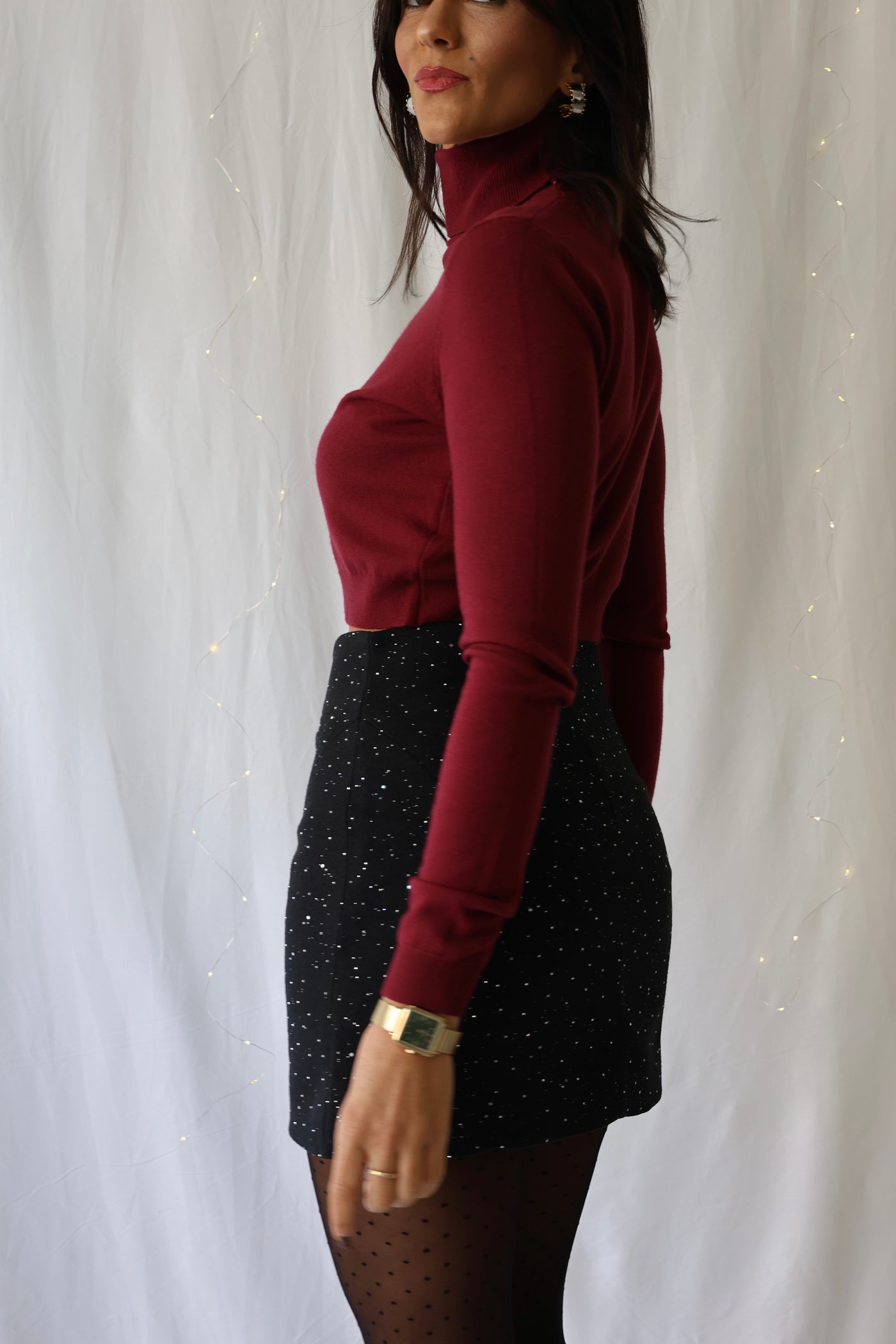 Camisola bordô Básica