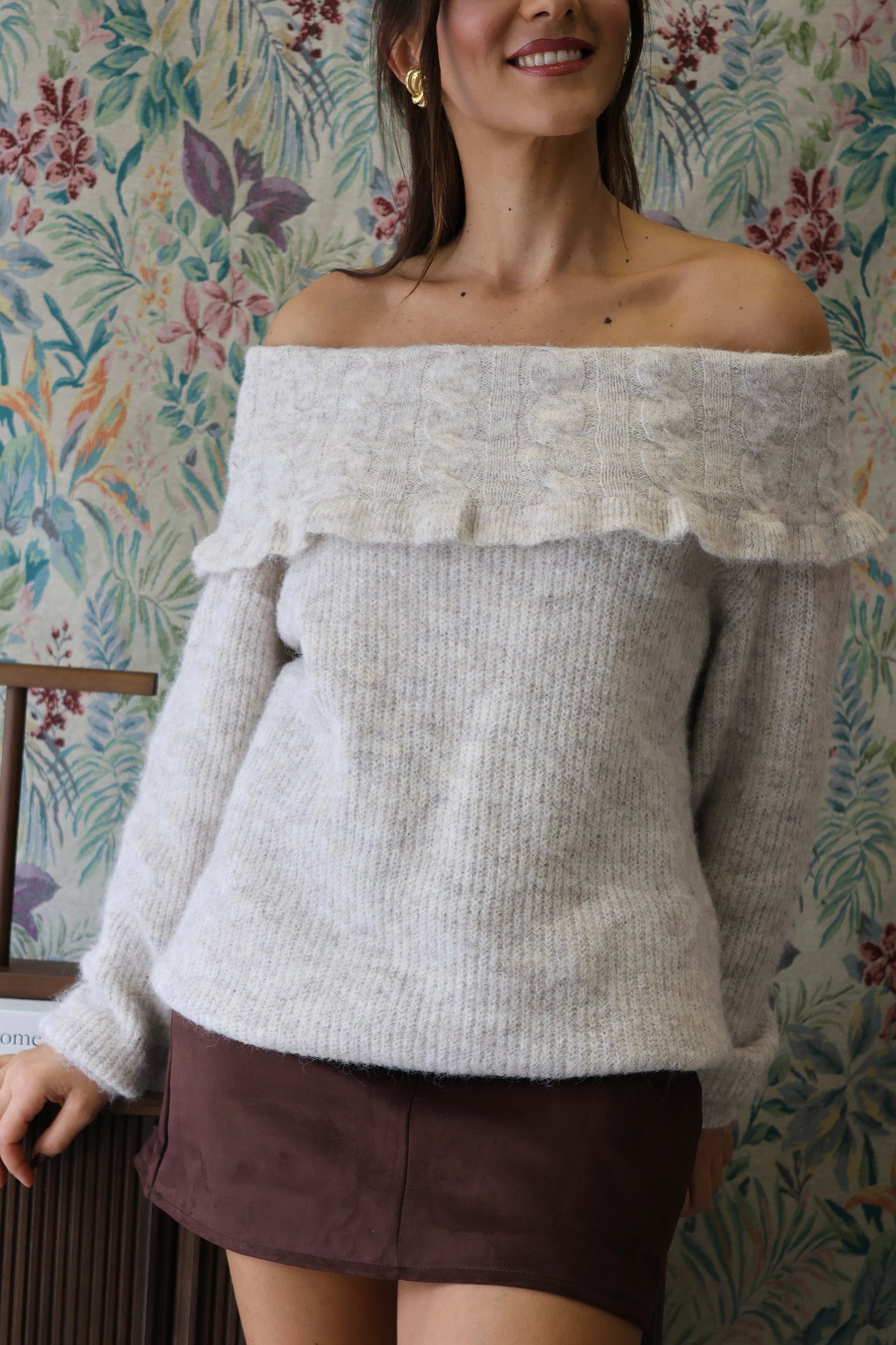 Camisa beige Beatriz