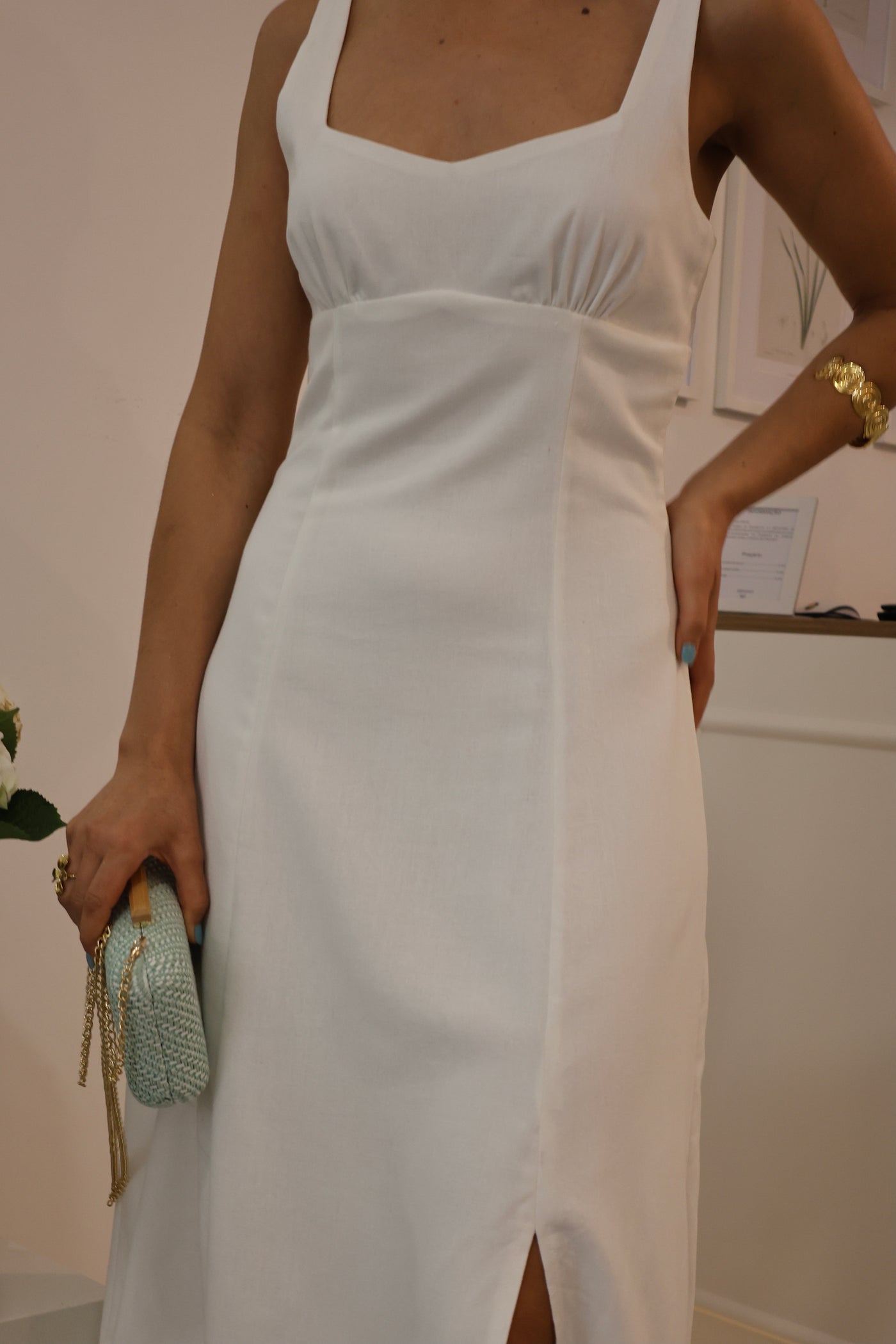 Vestido linho Elenna