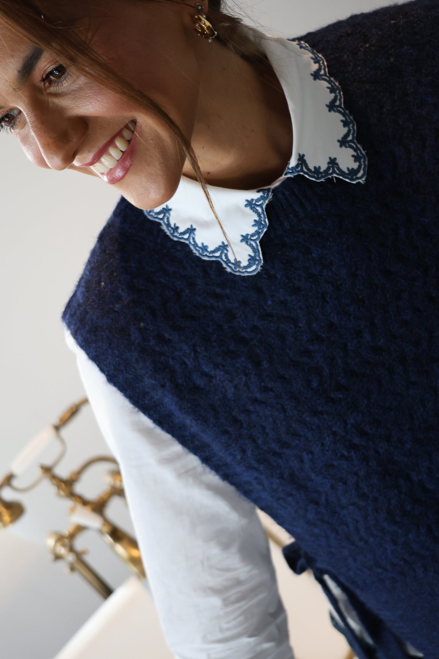 Aline knit vest