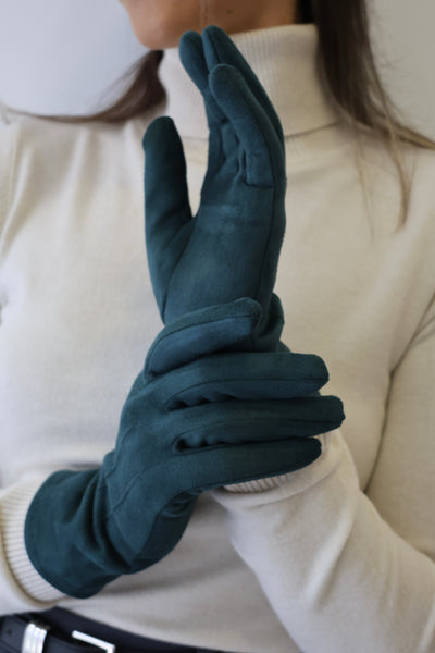 Green gloves Bianca