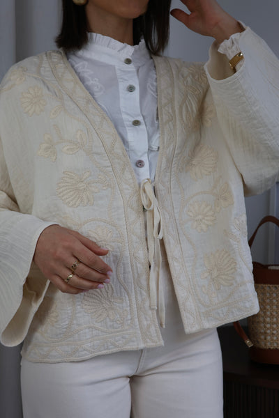 Chaqueta beige Lisboa