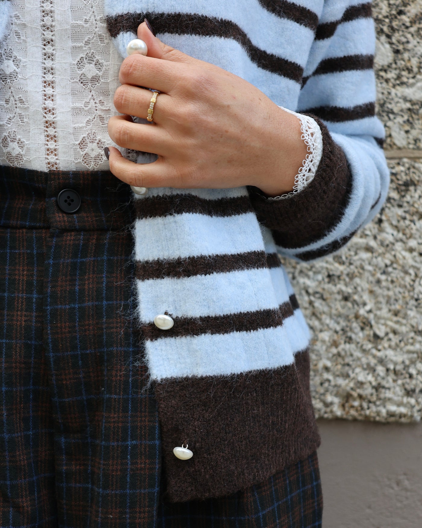 Casaco listas Hannie