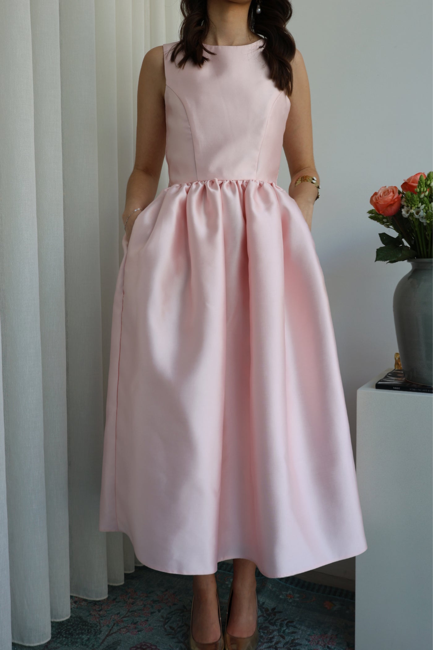 Vestido rosa Carolina