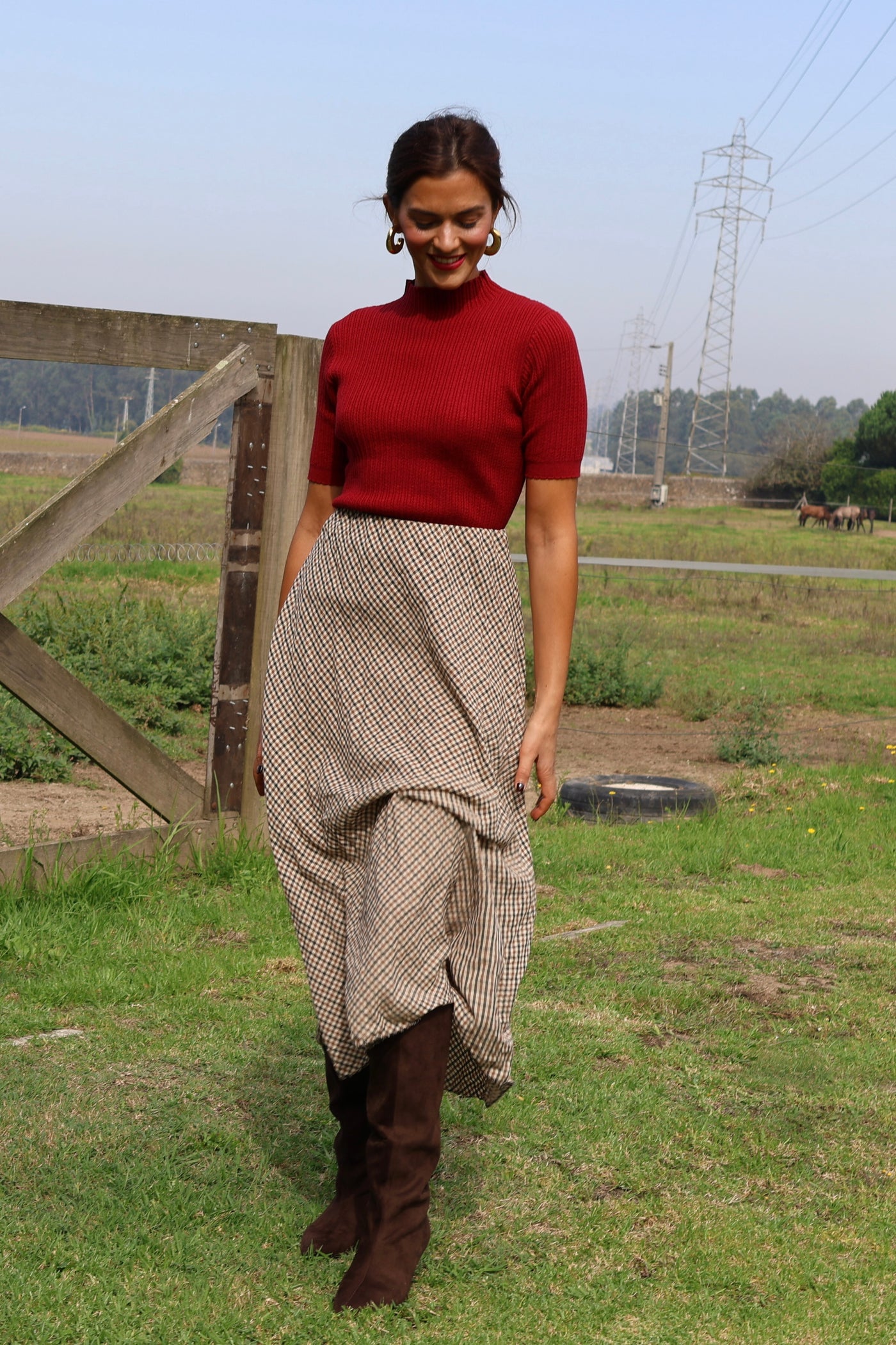 Camisola rouge Marie