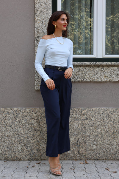 Calça azul Aurora